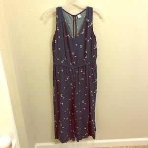 Floral Capris Jumpsuit